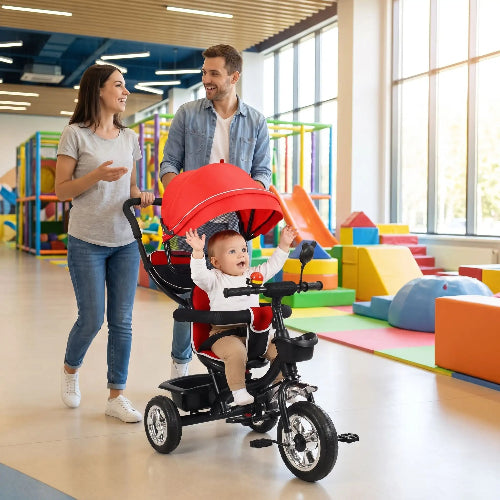 draisienne rouge et noire papa maman centre récréatif
